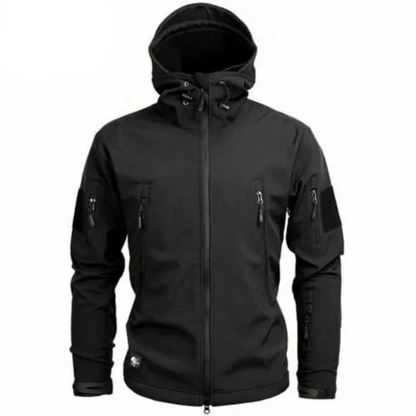 Parka met capuchon en ritszakken