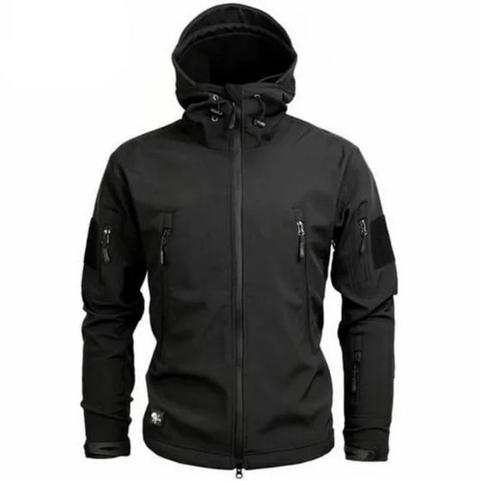 Parka met capuchon en ritszakken