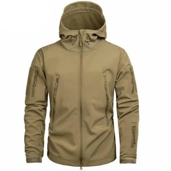 Parka met capuchon en ritszakken