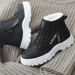 Winterlaarzen met veter en antislip