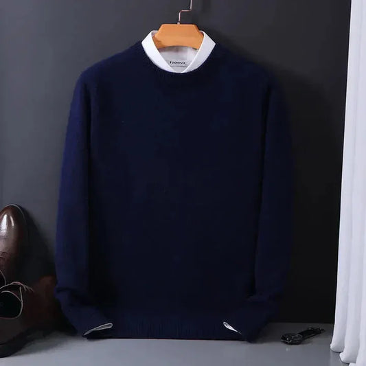 Cashmere trui met ronde hals