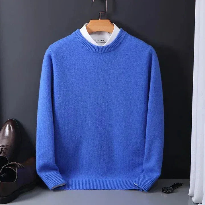 Cashmere trui met ronde hals