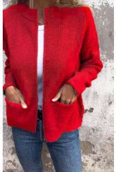 Vest met ronde hals en ritssluiting