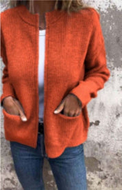 Vest met ronde hals en ritssluiting