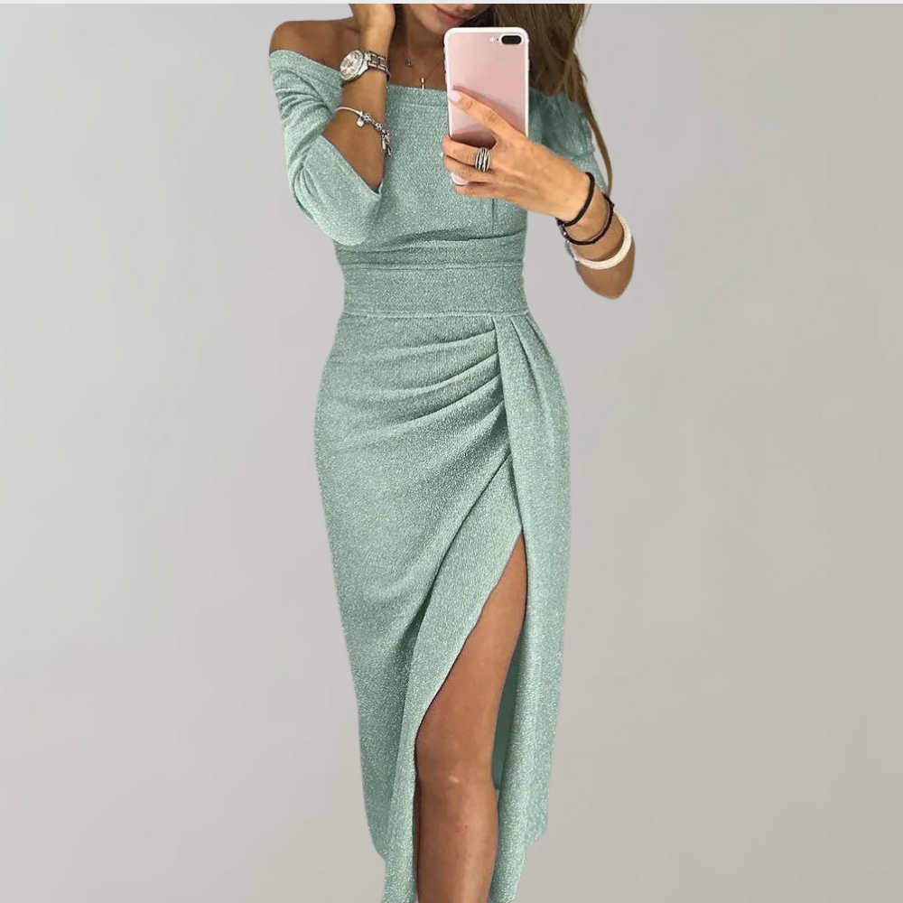 Glitter jurk voor dames afbeelding 3