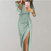 Glitter jurk voor dames afbeelding 3
