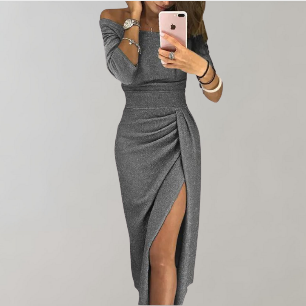 Glitter jurk voor dames afbeelding 5