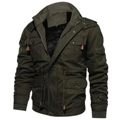 Parka met fleece voering