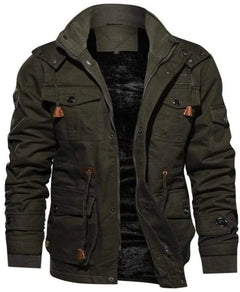 Parka met fleece voering
