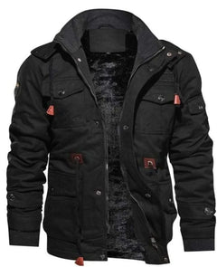 Parka met fleece voering