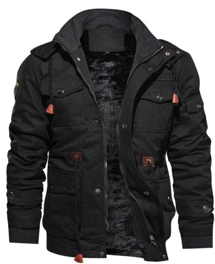 Parka met fleece voering