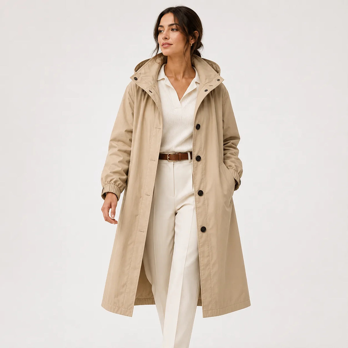 Lichtgewicht hooded windbreaker