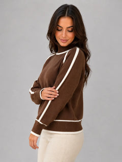 Dames coltrui met contrast