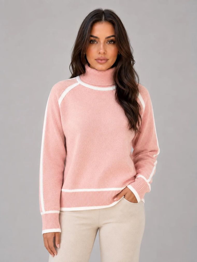 Dames coltrui met contrast