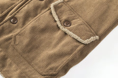 Parka met shearling-kraag