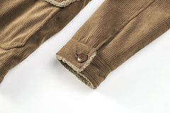 Parka met shearling-kraag
