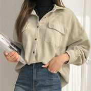 Kerstin - Vintage Corduroy Charmante jurk