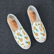 Nova | Bohemian canvas espadrilles met vintage print