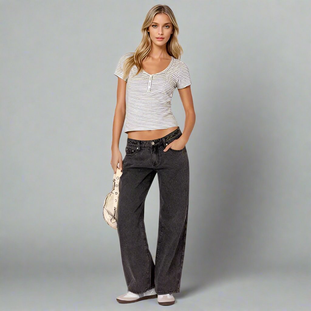 Lara | Trendy & Comfortabele Stretch Denim Low-rise Jeans