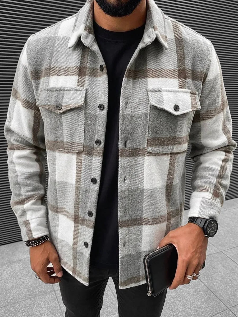 Overshirt met borstzak