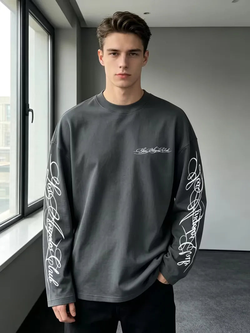Longsleeve met crew neckline