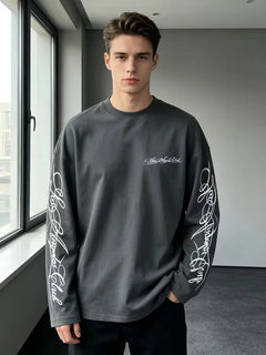 Longsleeve met crew neckline