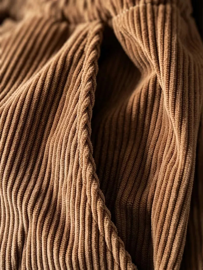 Lounge set met corduroy textuur