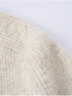 Cardigan met V-neck en voorzakken