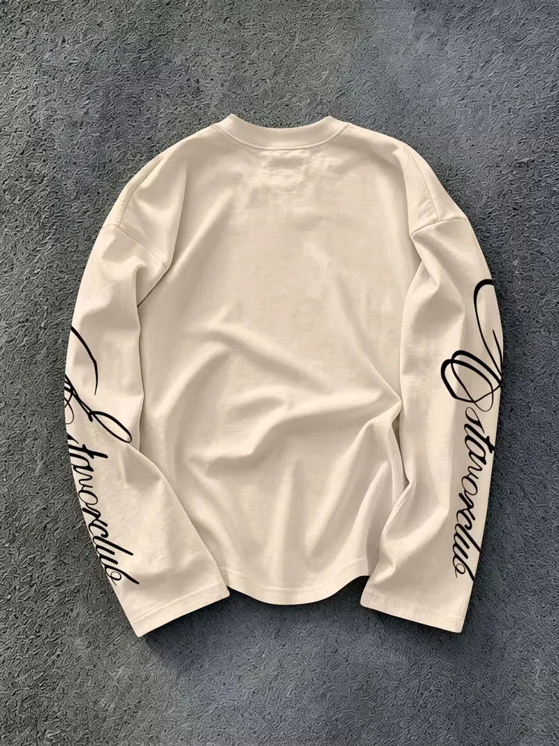 Longsleeve met crew neckline