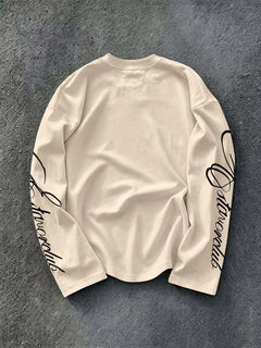 Longsleeve met crew neckline