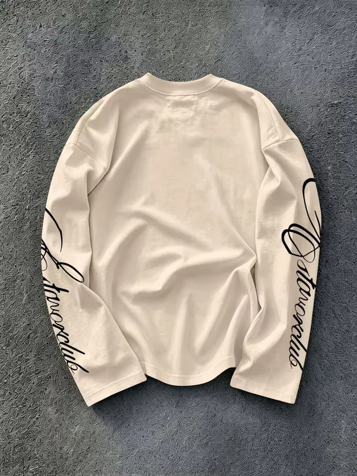 Longsleeve met crew neckline
