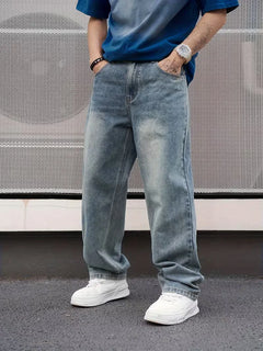 Loose fit jeans met vijf-pocket design