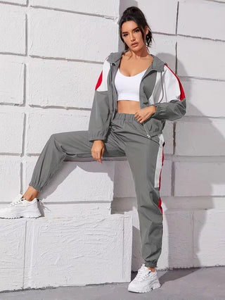 Lounge set met capuchon