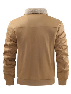 Bomberjack met shearling-kraag