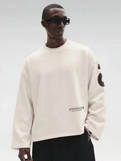 Oversized longsleeve met bold print