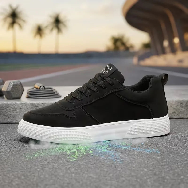 Lage sneakers met lace-up sluiting