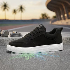 Lage sneakers met lace-up sluiting