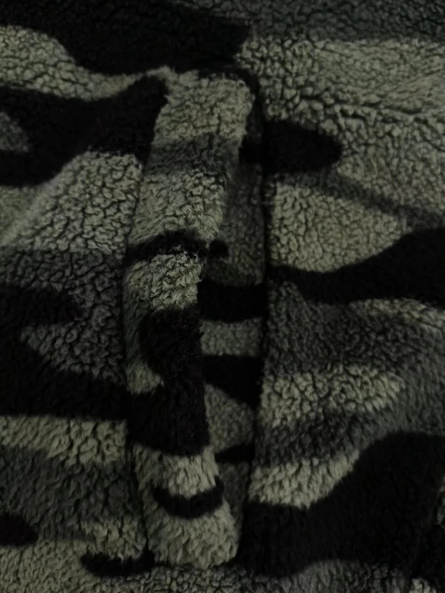 Bomberjack met camouflageprint