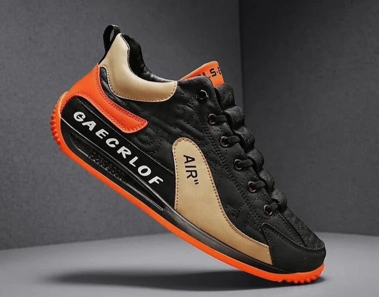 Air | Hardloopschoenen met veters voor mannen in de kleur Zwart voor heren in stijl ideaal voor de herfst.
