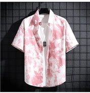 Alexandre | Zomerse Strepen topjes in de kleur Roze voor heren in stijl ideaal voor de zomer.