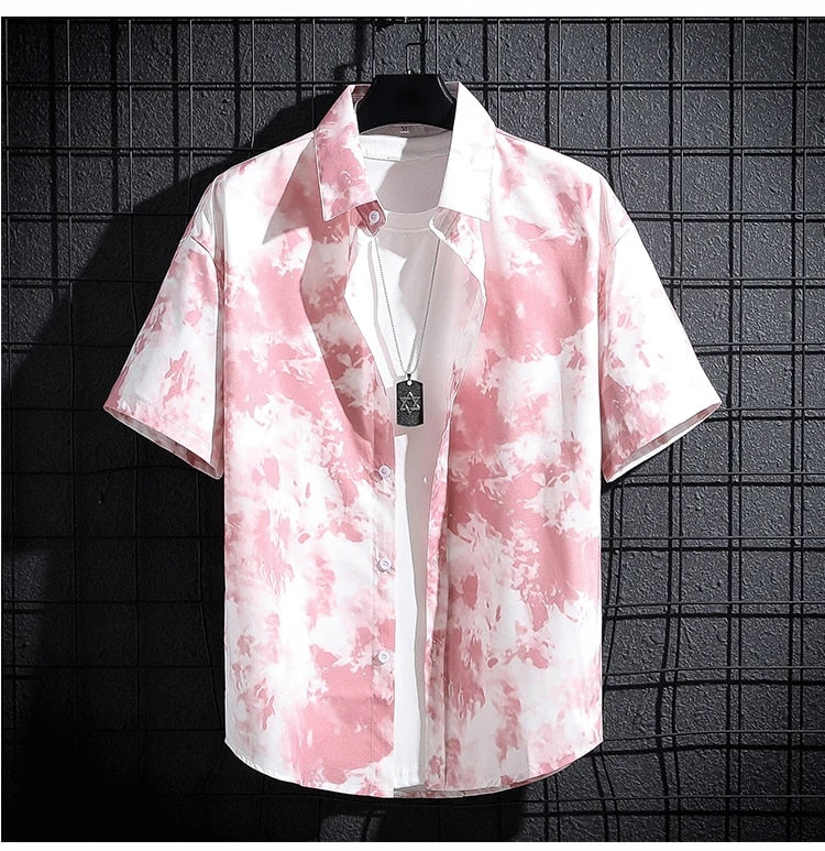 Alexandre | Zomerse Strepen topjes in de kleur Roze voor heren in stijl ideaal voor de zomer.