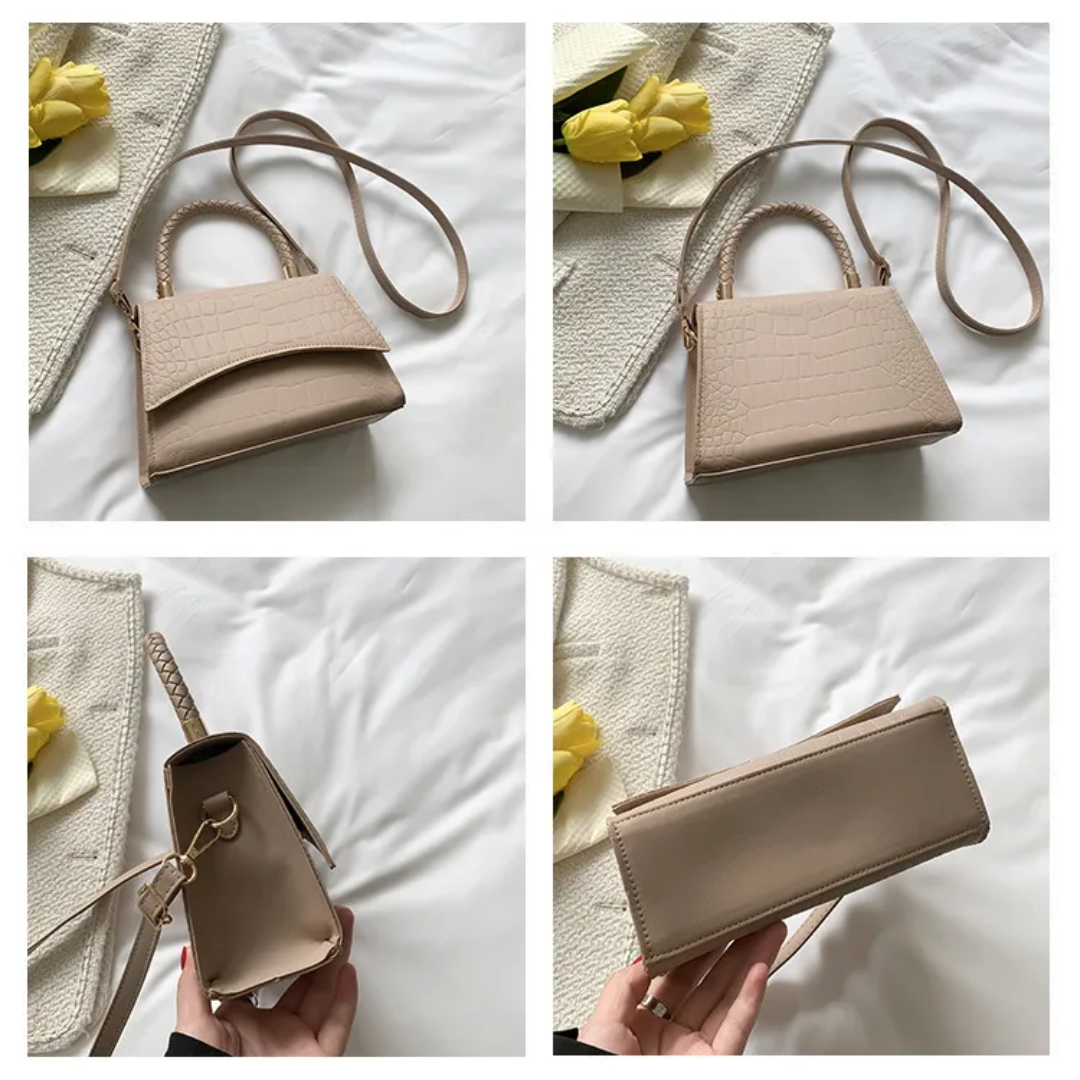 Andrea Handtas | Met handige bovenhandvat in de kleur Zwart voor dames in stijl geschikt voor alle seizoenen.