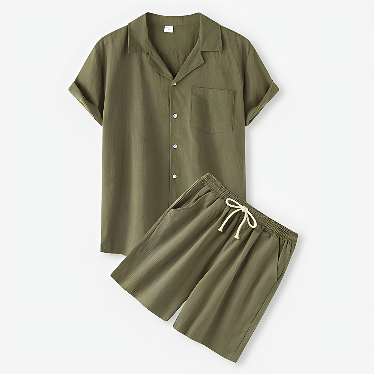 Andrew | Zomerset Heren in de kleur Groen voor heren in stijl ideaal voor de zomer.