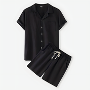 Andrew | Zomerset Heren in de kleur Zwart voor heren in stijl ideaal voor de zomer.