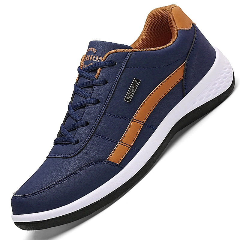 Antonio | Italiaanse Allerdaagse Heren Sneakers in de kleur Zwart voor heren in stijl geschikt voor alle seizoenen.