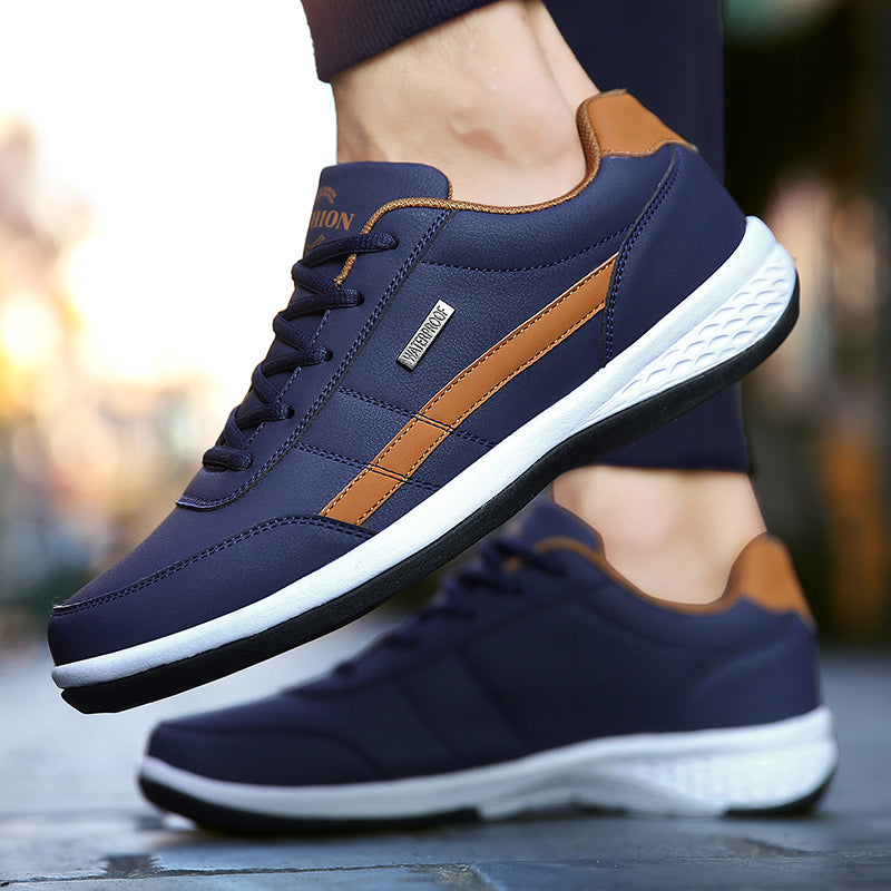 Antonio | Italiaanse Allerdaagse Heren Sneakers in de kleur Zwart voor heren in stijl geschikt voor alle seizoenen.
