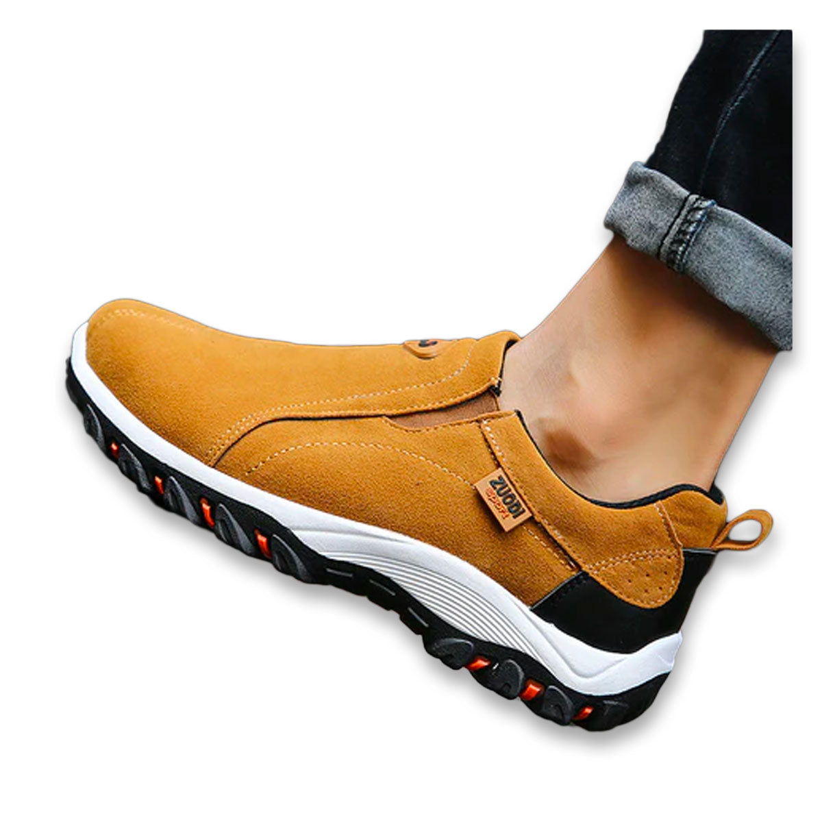 Antoon | Comfortabele herenschoenen in de kleur Beige voor heren in stijl geschikt voor alle seizoenen.