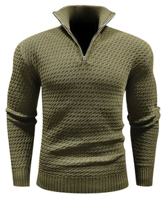 Zip-up trui met turtle
