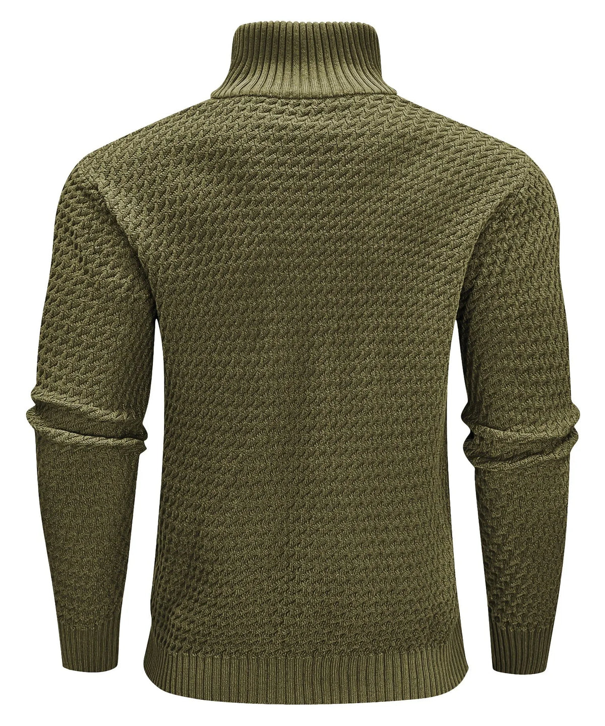 Zip-up trui met turtle