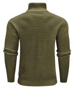 Zip-up trui met turtle